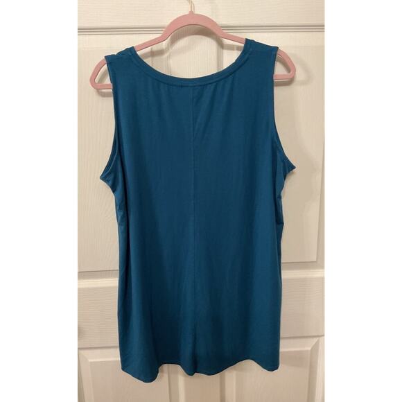 LOGO by Lori Goldstein Bundle (2) Viscose Spandex Tunic Tanks , XL - Picture 8 of 14